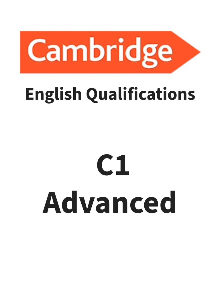 Cambridge English Qualifications C1 Advanced