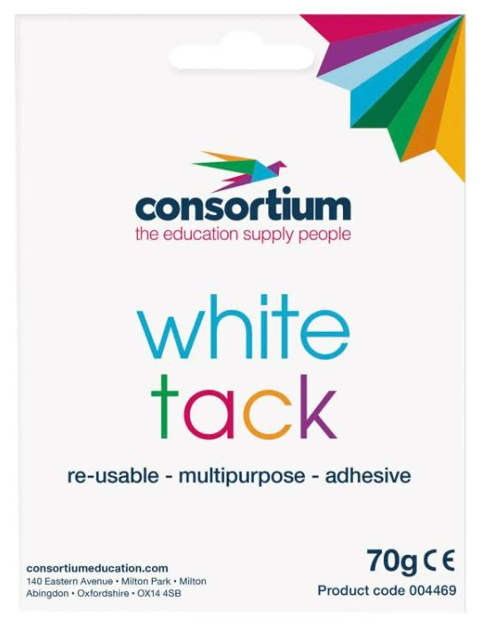 Consortium White Tack 70g 