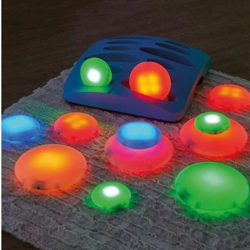Illuminated Sensory Glow Pebbles 12pcs