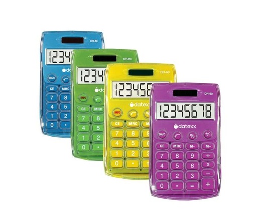 Datexx DH-60C4 Calculator Assorted 8 digit Assorted