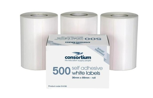 Budget Essentials Self Adhesive Labels 500pk